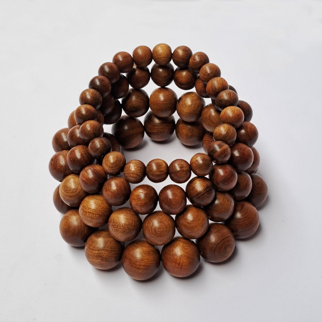 Vòng tay nam, nữ PQ Leather - chuỗi hạt gỗ Bách Xanh cao cấp dành cho nam nữ size 8-10-12-14 ly mùi gỗ thơm lâu dịu nhẹ