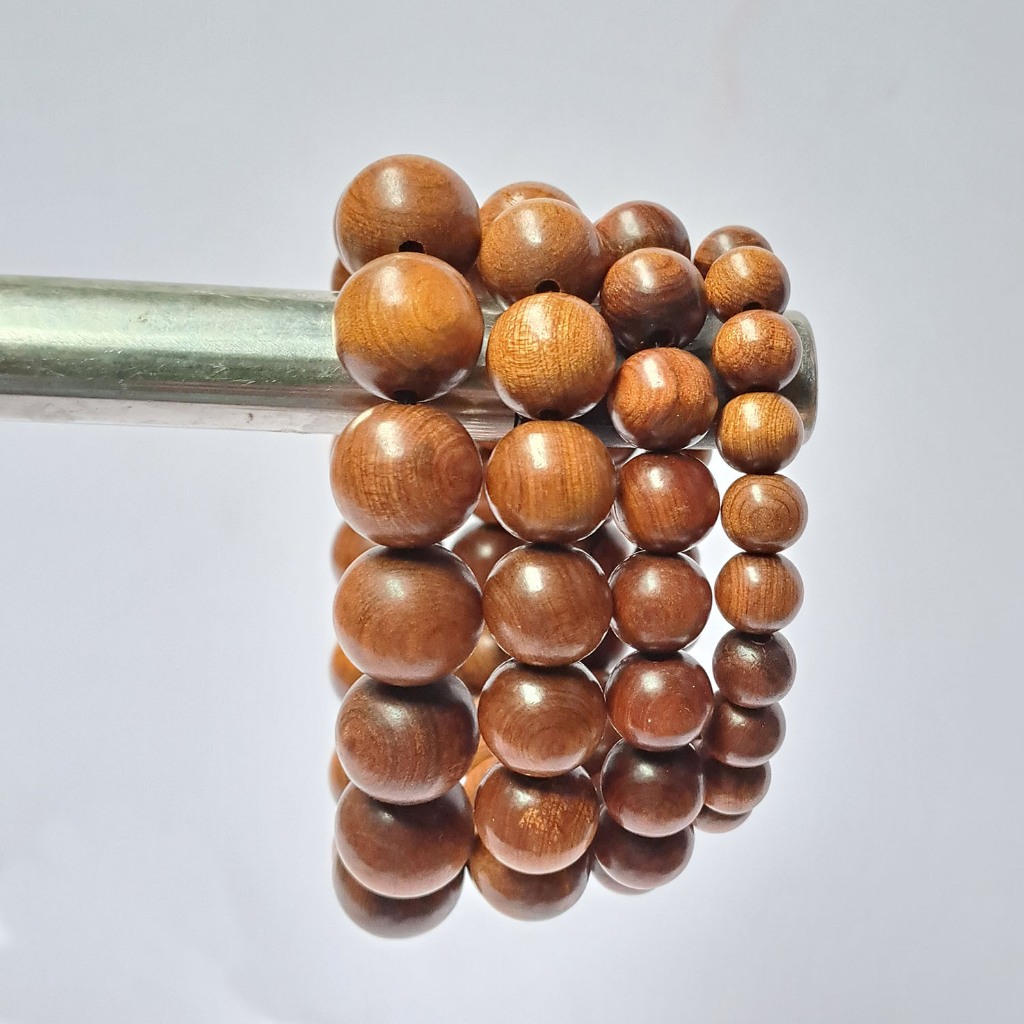 Vòng tay nam, nữ PQ Leather - chuỗi hạt gỗ Bách Xanh cao cấp dành cho nam nữ size 8-10-12-14 ly mùi gỗ thơm lâu dịu nhẹ