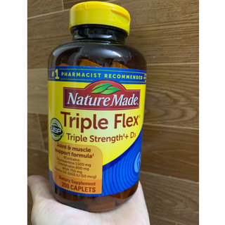 hỗ trợ xương khớp triple flex 200 viên vitamin d3 nature made glucosamin triple 200v của mỹ