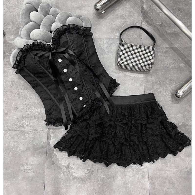 Set áo cup bèo ngực cv ren