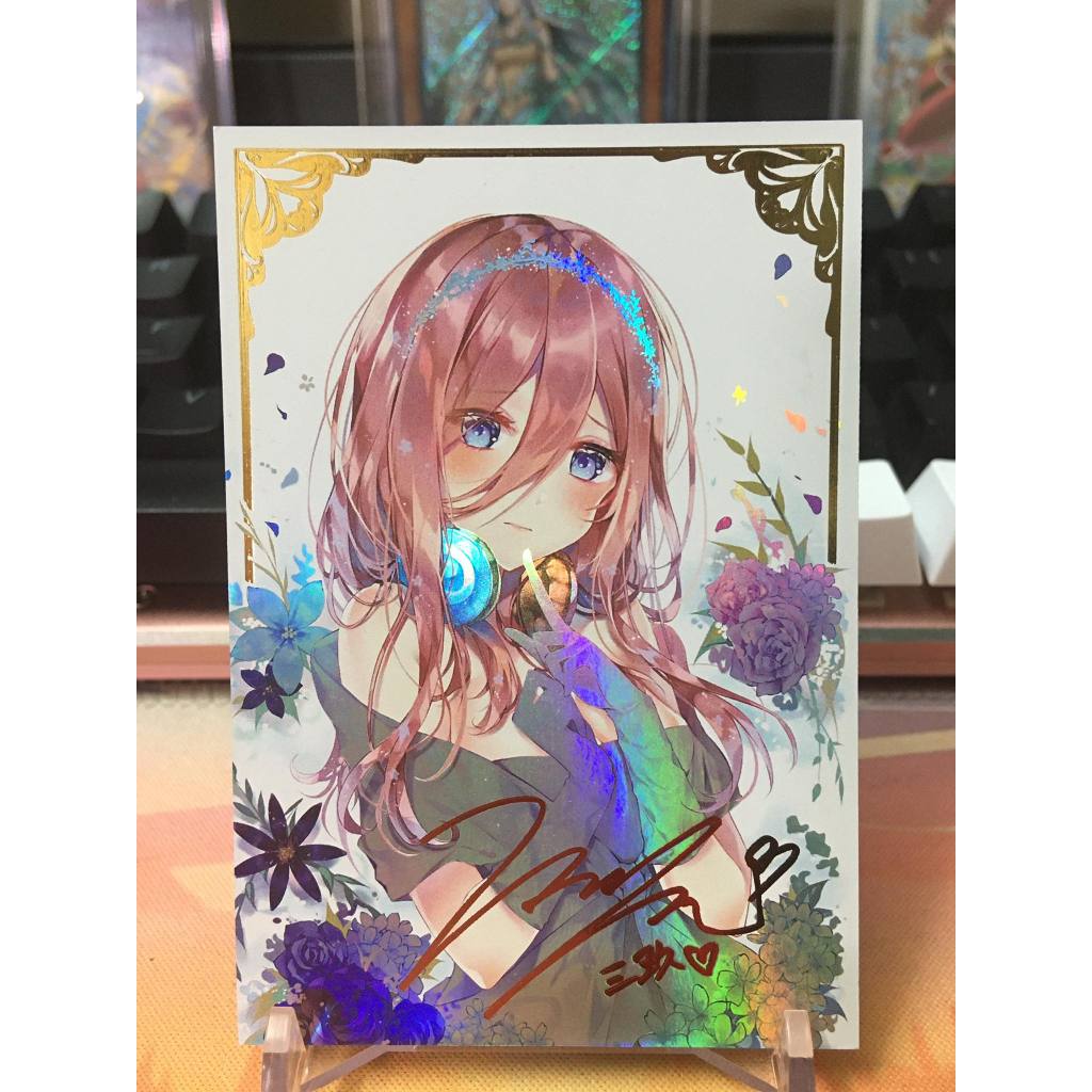 Thẻ cứng nhân vật Miku Nakano – The Quintessential Quintuplets