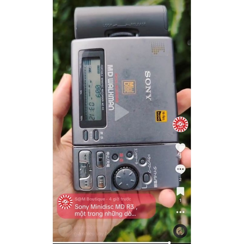 Máy nghe nhạc Minidisc MD