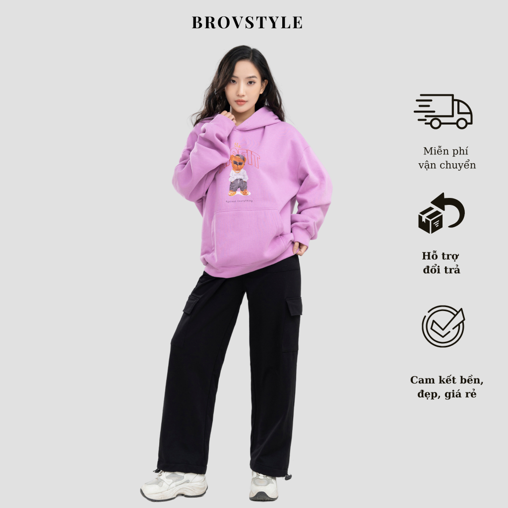 áo hoodie in hình brovstyle MLB2204