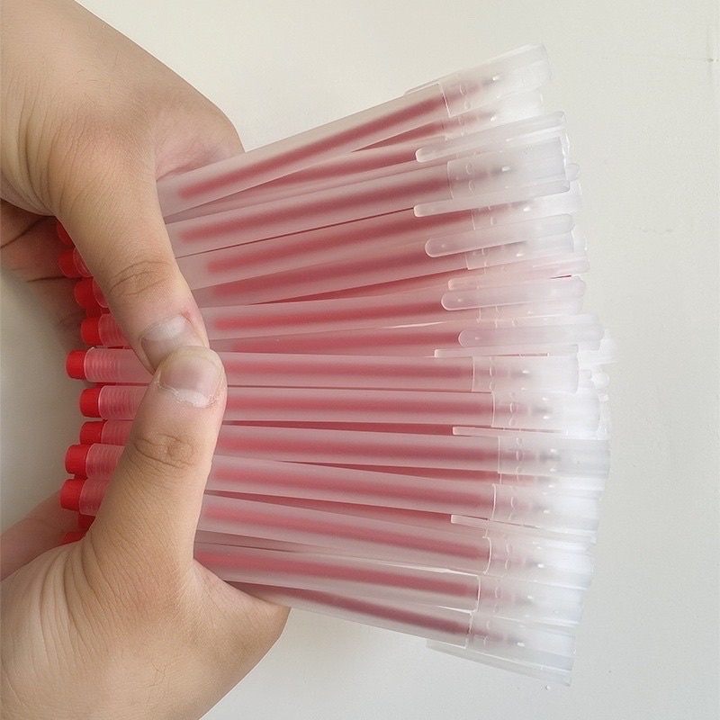 Set 20 bút gel MIGA viết gel bút nước đen xanh đỏ mực khô nhanh ngòi 0,5mm bút gel đen mực trơn mượt viết cực thích