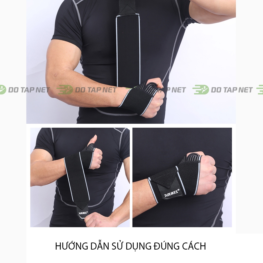 Băng Quấn Bảo Vệ Cổ Tay Aolikes Tập Gym Giúp Tránh Chân Thương Giảm Căng Cơ Và Mệt Mỏi