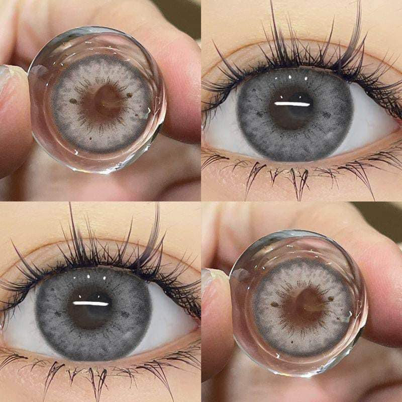 Đôi Lens Xám Giãn Tròng  Cực Hot