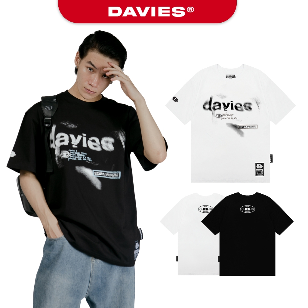 Áo thun local brand nam nữ form rộng tay lỡ Shadow DAVIES Tee | D31-T8