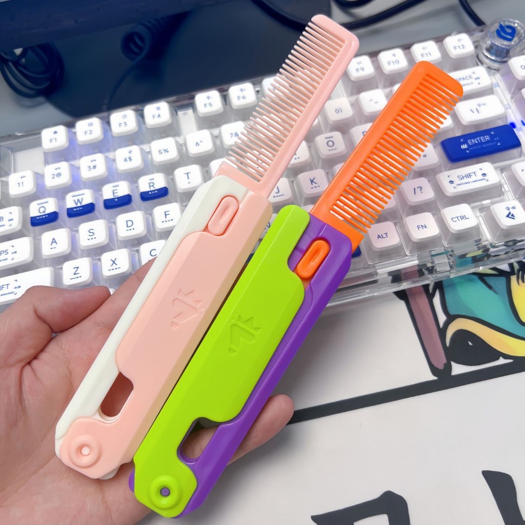 Đồ Chơi Thẻ Nhấn Tạo Hình Cà Rốt Dao In 3D Dễ Thương Cho Bé