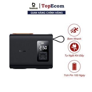 Máy Bơm Lốp Xe Ô Tô Di Động Baseus CG007 Mega Energypump Không Dây Pin 6000mah Bơm Đầy Lốp R195 Xẹp Trong 3,5 Phút