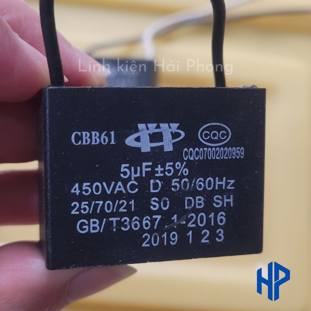 Tụ quạt các loại 2uf 450V -  2,5uf 450V - 3uf 450V -4uf 450V - 5uf 450V hàng mới đẹp