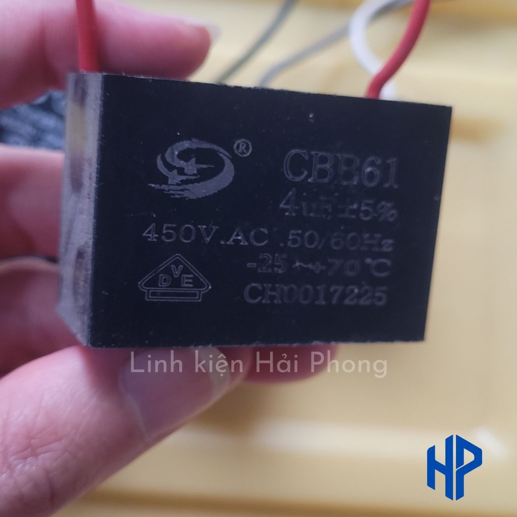 Tụ quạt các loại 2uf 450V -  2,5uf 450V - 3uf 450V -4uf 450V - 5uf 450V hàng mới đẹp