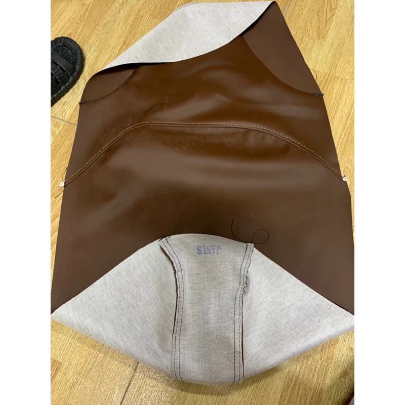 Vỏ yên xe máy da cao cấp JANUS ( màu nâu chính hãng yamaha)