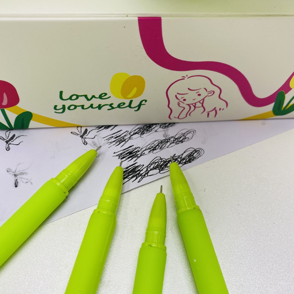 Bút bi CT28 nhiều hình cute dễ thương ngòi 0.5mm, mực đen nét đều nhiều nhân vật hình hoạt hình dễ lựa chọn