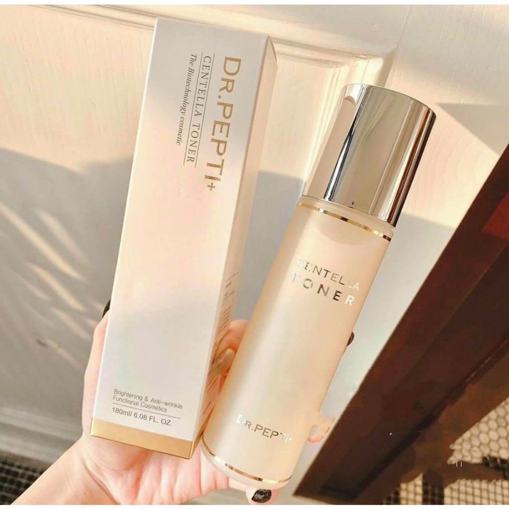 Nước Hoa Hồng Dưỡng Da Căng Bóng Dr.Pepti Centella Toner 180ml