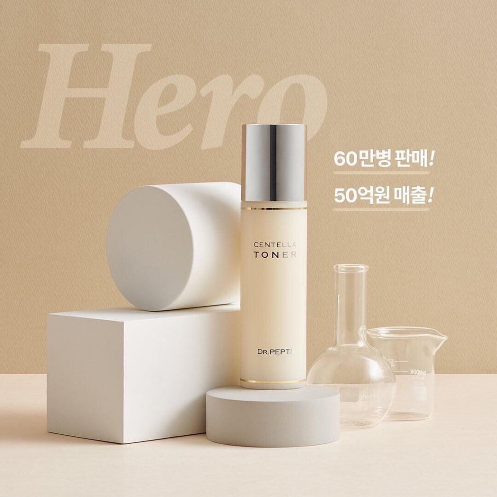 Nước Hoa Hồng Dưỡng Da Căng Bóng Dr.Pepti Centella Toner 180ml