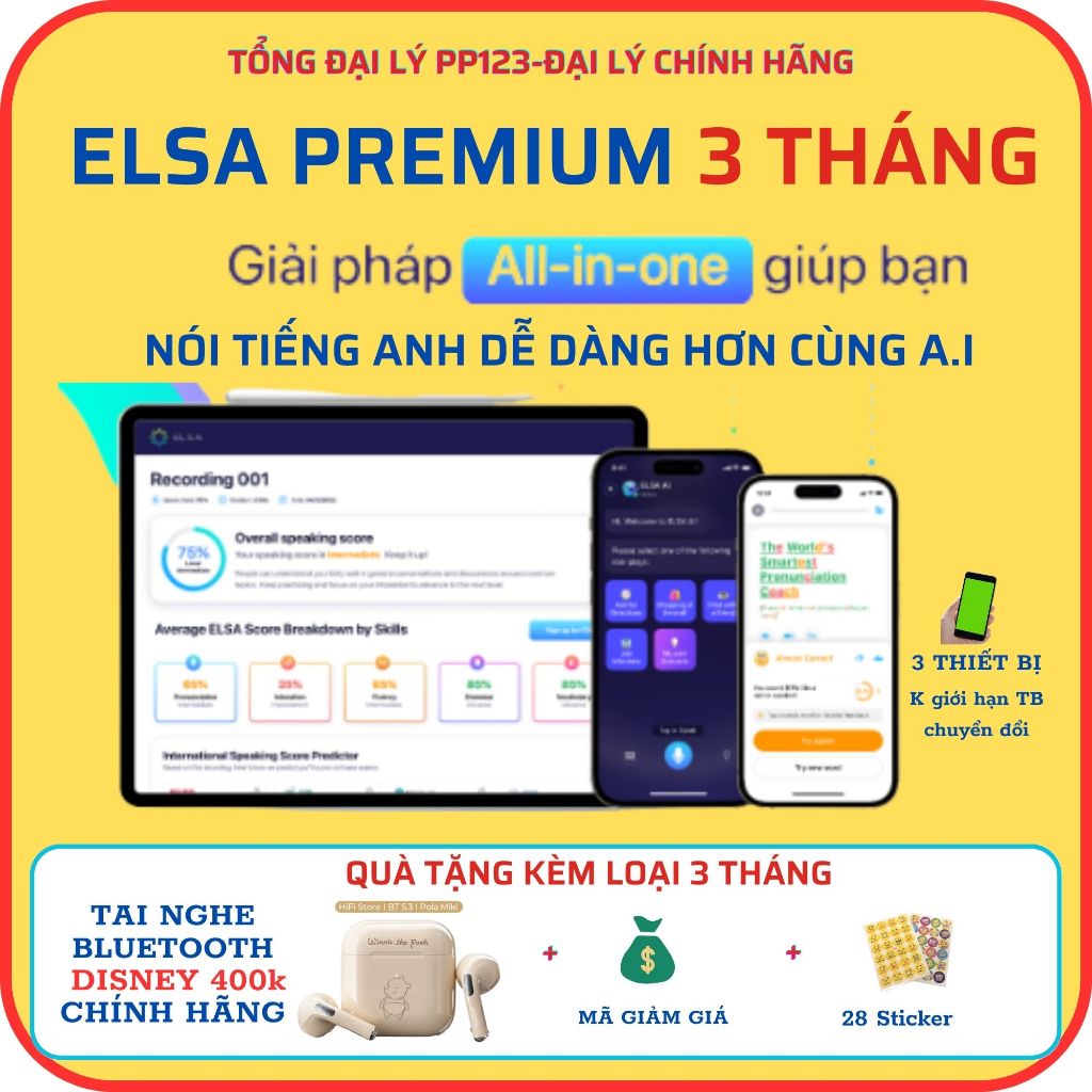 ELSA Premium bao gồm