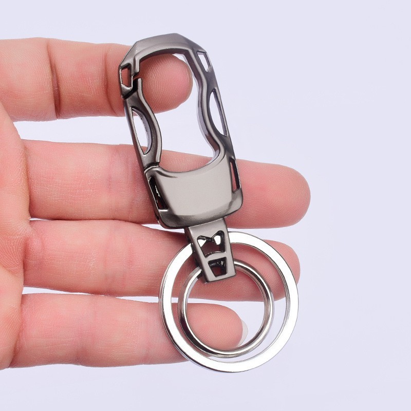 Móc khoá xe máy ô tô Proud Horse OM086 inox cao cấp hiện đại đeo thắt lưng