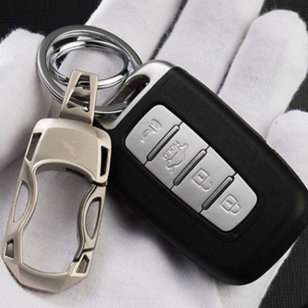 Móc khoá xe máy ô tô Proud Horse OM086 inox cao cấp hiện đại đeo thắt lưng