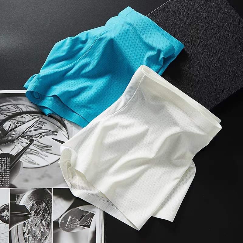 Quần lót boxer thun Su lụa, quần lót nam dạng đùi
