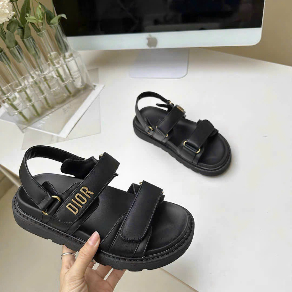 Dép Quai Hậu Dán Da Mềm Êm Chân - Sandal Nữ Quai Ngang Đi Học Đi Chơi Cao Cấp