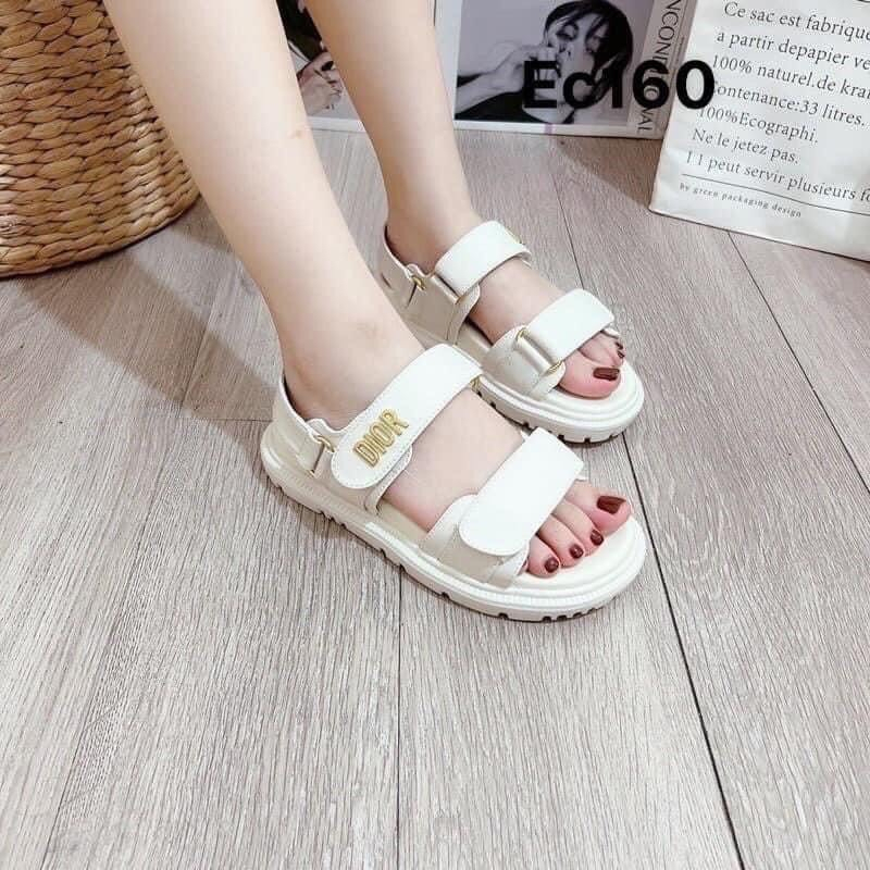 Dép Quai Hậu Dán Da Mềm Êm Chân - Sandal Nữ Quai Ngang Đi Học Đi Chơi Cao Cấp