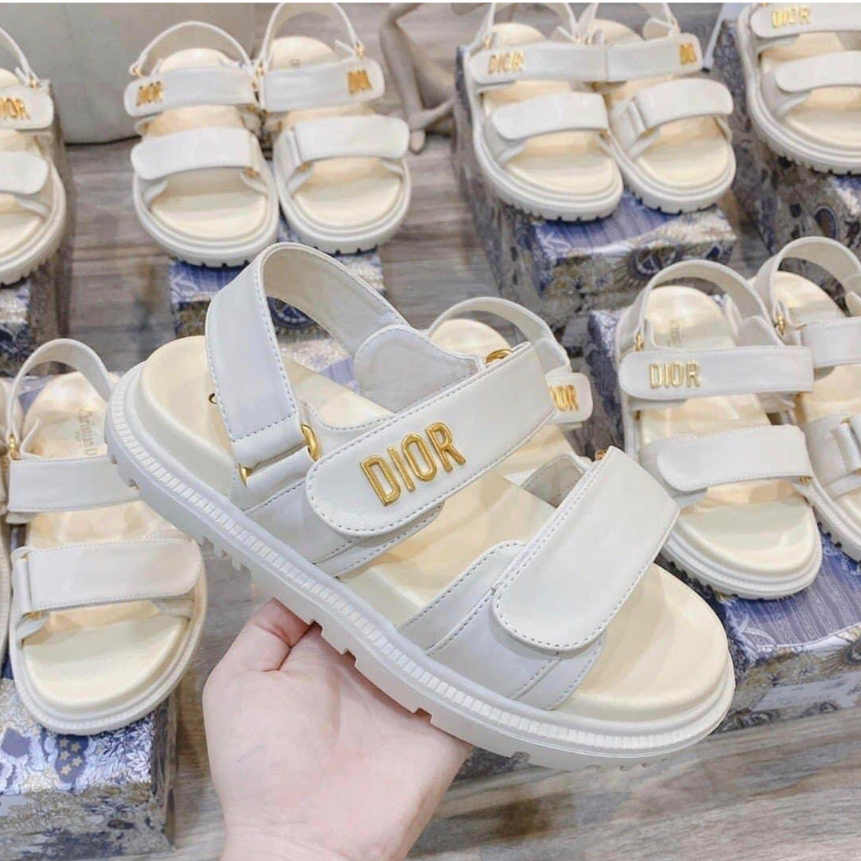 Dép Quai Hậu Dán Da Mềm Êm Chân - Sandal Nữ Quai Ngang Đi Học Đi Chơi Cao Cấp