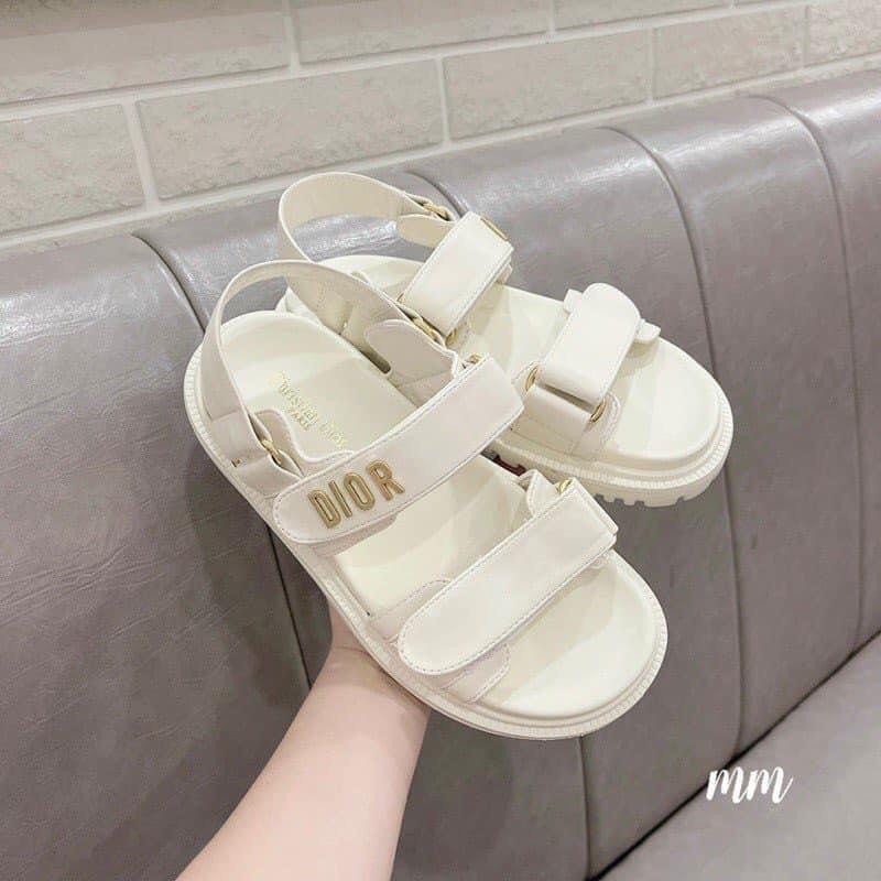 Dép Quai Hậu Dán Da Mềm Êm Chân - Sandal Nữ Quai Ngang Đi Học Đi Chơi Cao Cấp