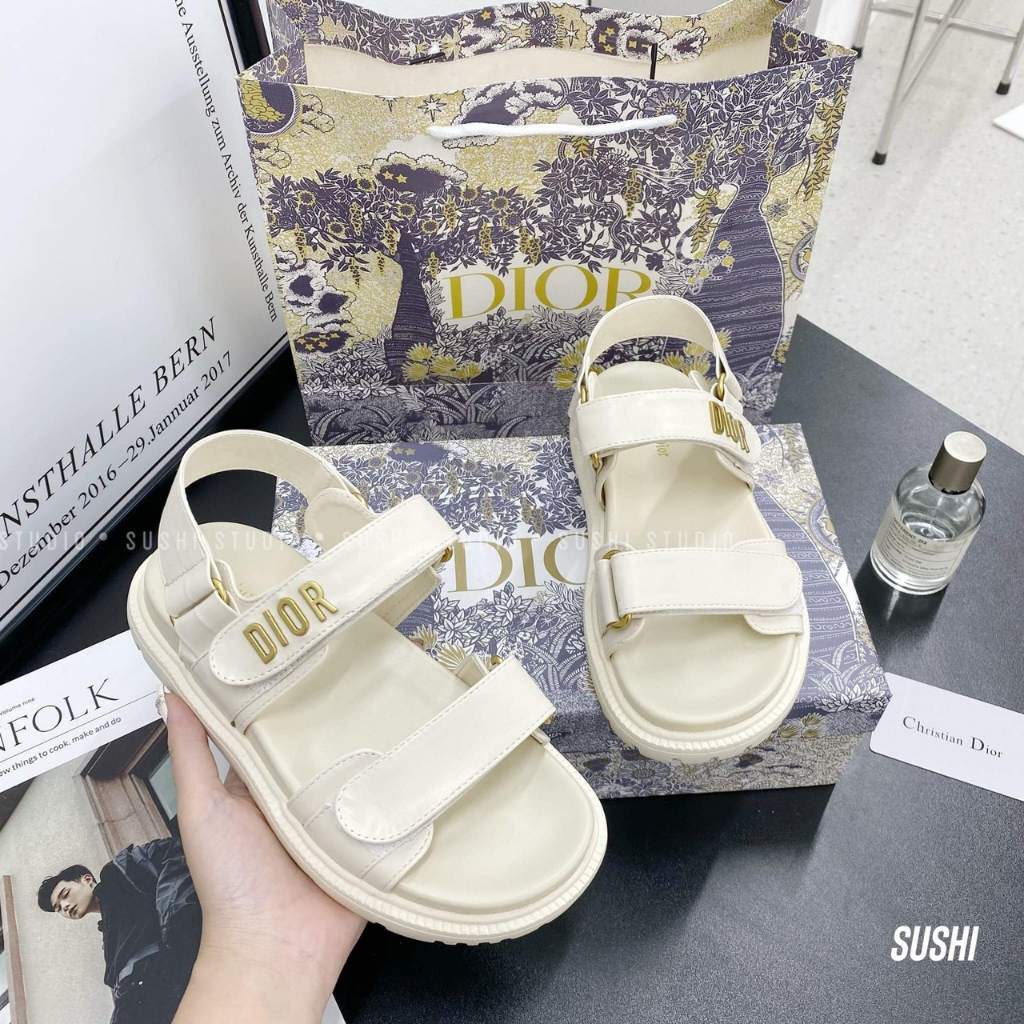 Dép Quai Hậu Dán Da Mềm Êm Chân - Sandal Nữ Quai Ngang Đi Học Đi Chơi Cao Cấp