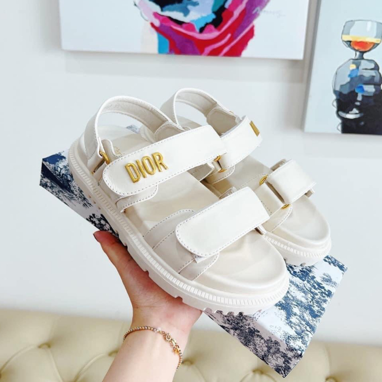 Dép Quai Hậu Dán Da Mềm Êm Chân - Sandal Nữ Quai Ngang Đi Học Đi Chơi Cao Cấp