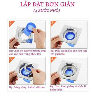 Dụng cụ Silicon chặn mùi hôi cống
