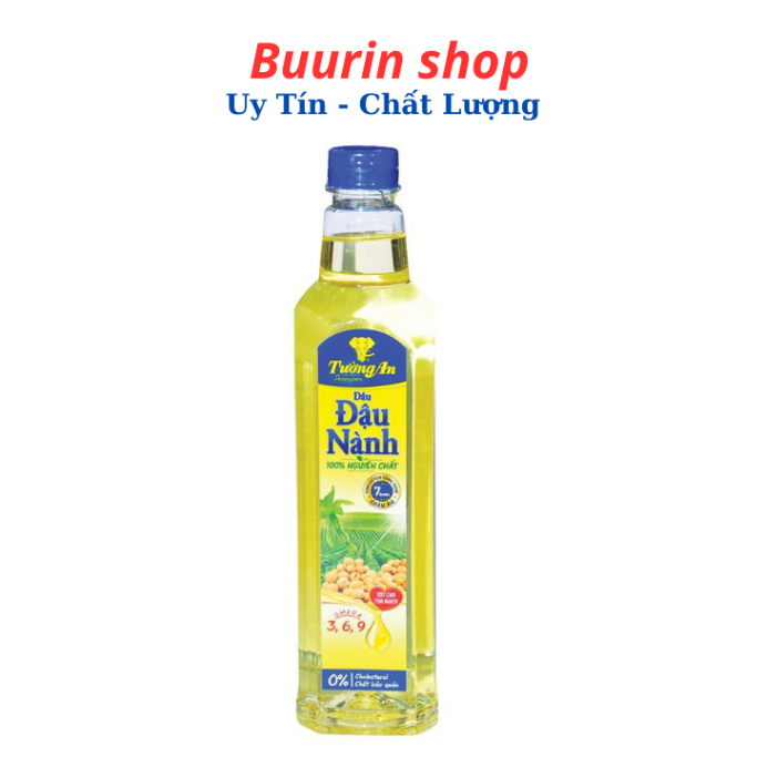 Dầu ăn Tường An đậu nành, Meizan Gold, Simply đậu nành 1L
