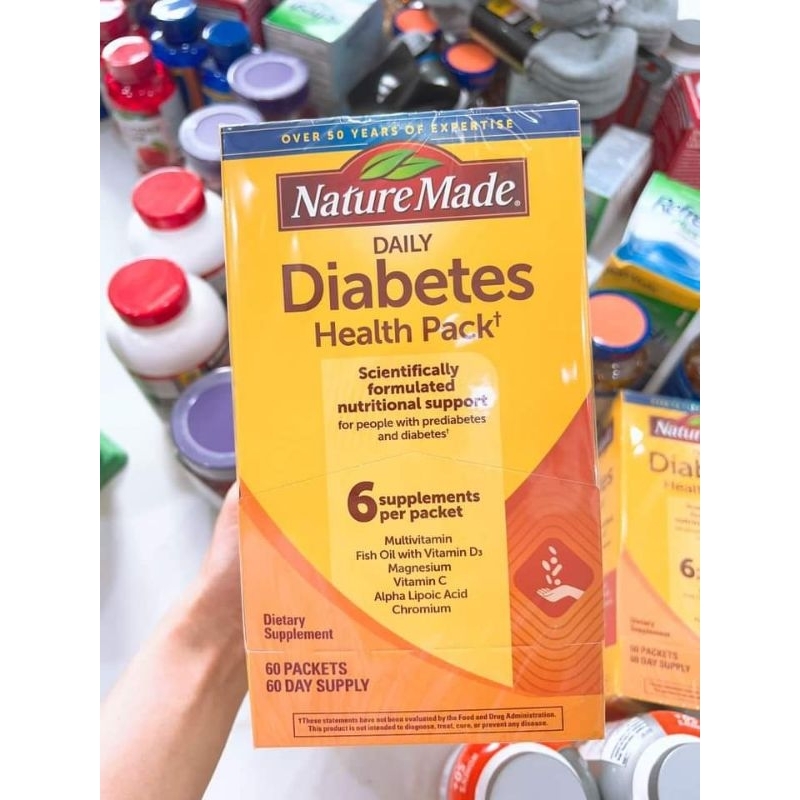 Vitamin cân bằng đường huyết  Diabetes Health Pack Nature Made