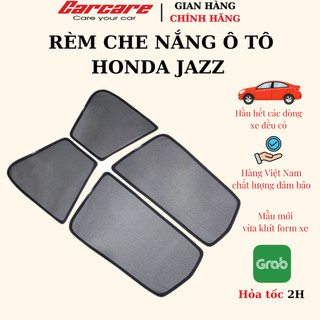 Rèm che nắng theo xe Honda Jazz 2016-2023 - Bộ 4 tấm dính nam châm