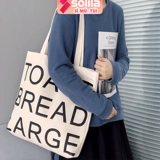Túi tote vải canvas cao cấp Toast Bread Large khổ vuông phong cách Hàn Quốc
