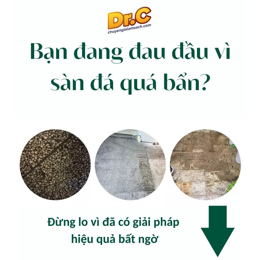 Chất tẩy rửa làm sạch các vết keo sơn DR.C, Làm sạch vết bẩn bám lâu ngày trên bề các bề mặt cứng khác