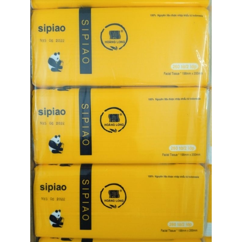 Combo 5 gói khăn giấy rút Gấu Trúc