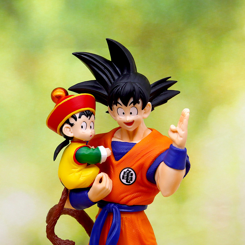 Mô hình Son Goku cùng con trai Son Gohan cao 30cm Anime Figure Anime Dragon Ball trong 7 viên ngọc rồng