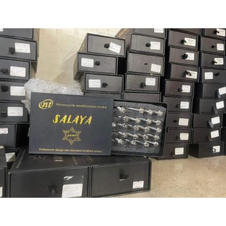 [ HỘP ĐEN ] Ốc lốc máy Salaya G3 chuẩn inox 304 GỒM HỘP PTITANIUM cực đẹp đầy đủ các dòng xe