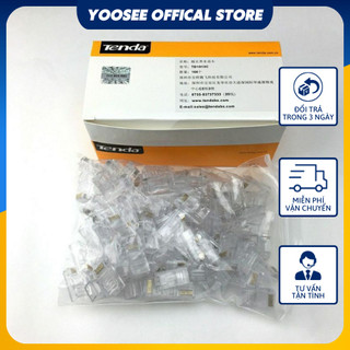 Hạt mạng Tenda RJ45 Cat5e Cat6 Hộp 100hạt