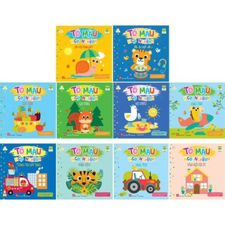 Sách thiếu nhi - Tô màu ngộ nghĩnh - Combo 10T