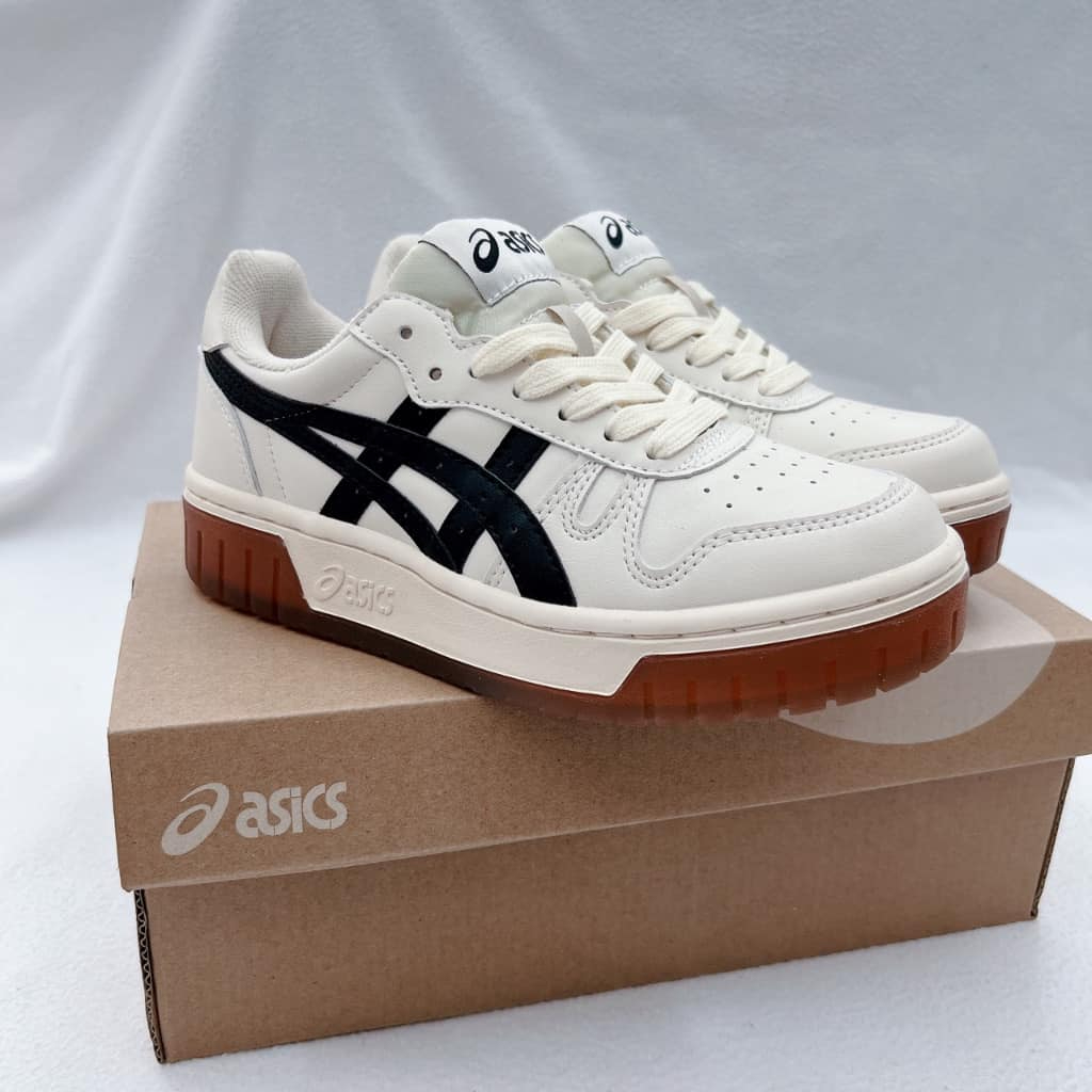 Giày_asics court mz đế nâu, đế xám cực hot nam nữ hàng cao cấp full box bill