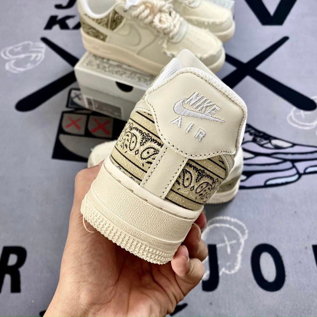 Giày af1 dây thừng nam nữ_nike air force 1 bản cao cấp full box bill