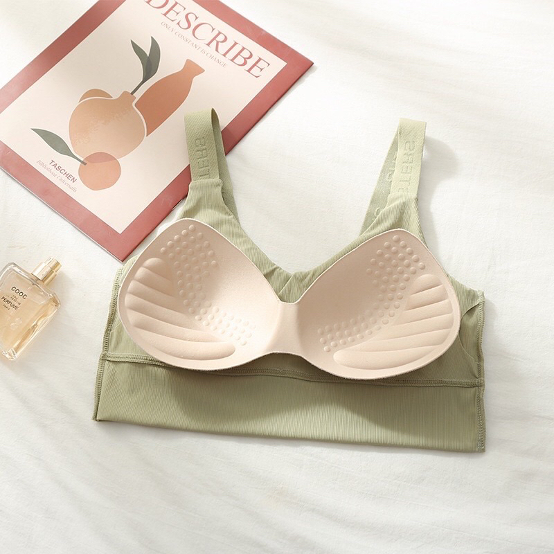 Áo Bra Su Tăm Trẻ Trung Năng Động Có Đệm tháo rời