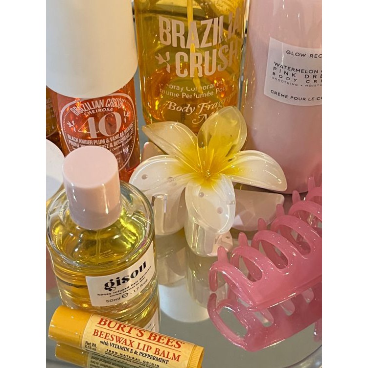 Kẹp tóc hình hoa sứ phong cách Y2K màu sắc gradient năng động mùa hè  - H01