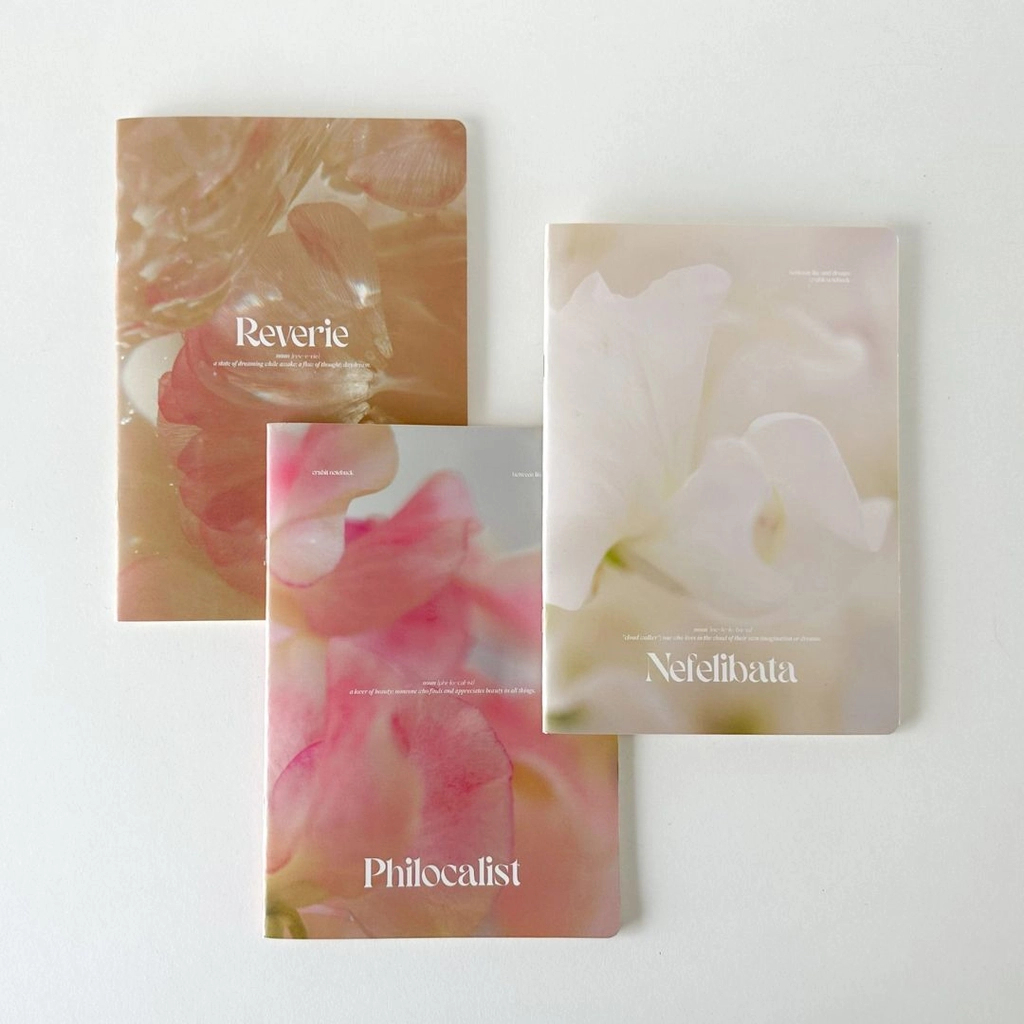 Vở kẻ ngang CRABIT MOMENTS Collection 80 120 trang B5 70gsm phong cách aesthetic thơ mộng