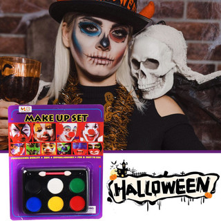 Set make up hoá trang Halloween.