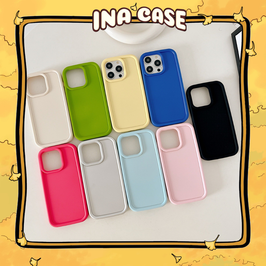 Ốp lưng iphone Macaron Mềm Màu Pastel Dành Cho 12promax/ 12pro/ 12/ 15promax/ 15pro/ 15