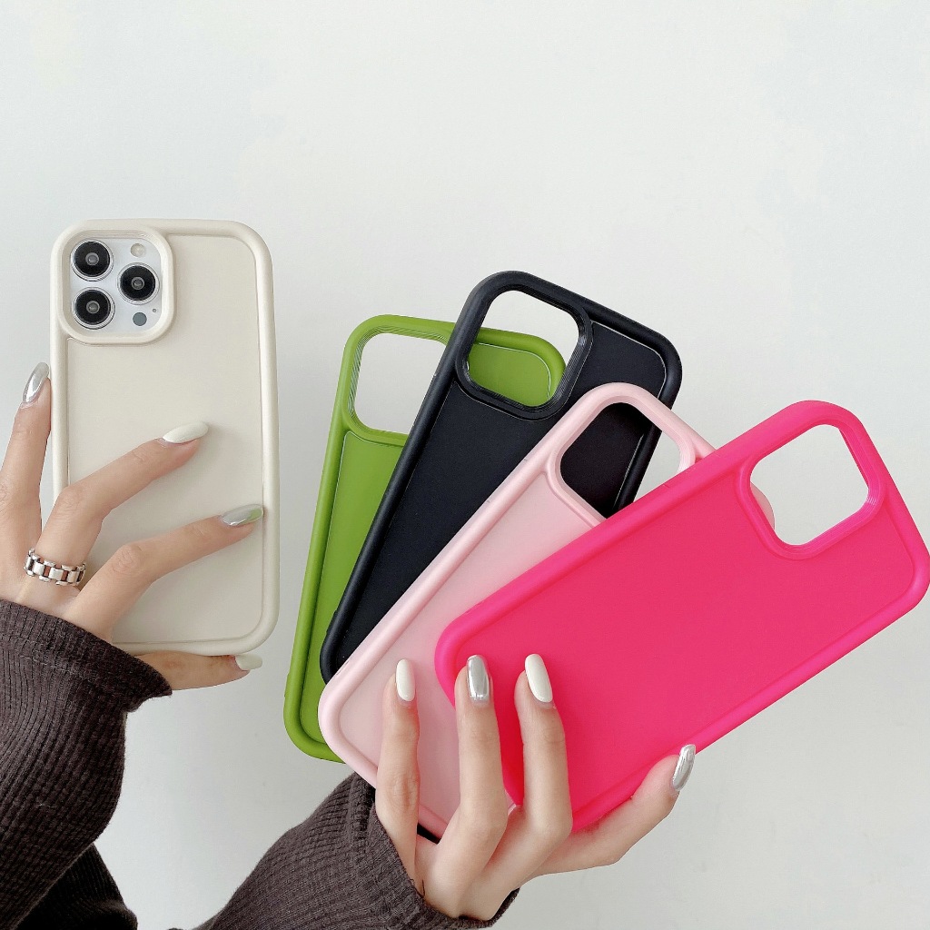 Ốp lưng iphone Macaron Mềm Màu Pastel Dành Cho 12promax/ 12pro/ 12/ 15promax/ 15pro/ 15