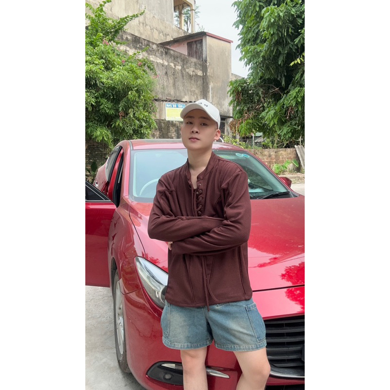 S57 Áo thun form rộng dài tay