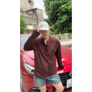 s57 Áo thun form rộng dài tay